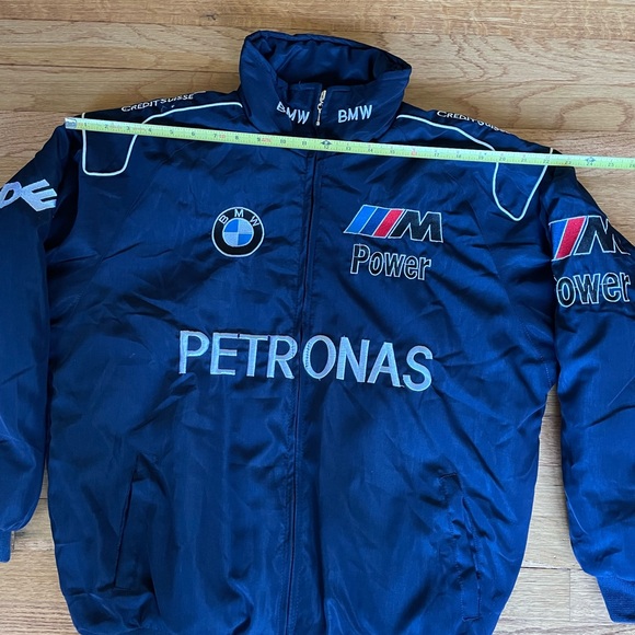 Formula 1 BMW Racing Jacket Men’s F1 Embroidered Retro Y2k Unisex - Picture 2 of 8